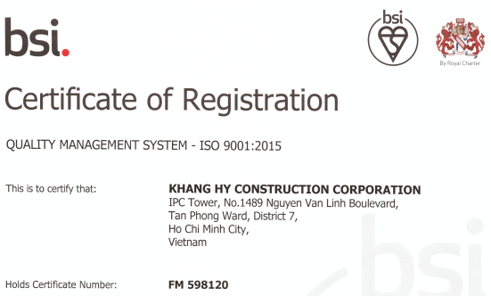 ISO CERTIFICATE