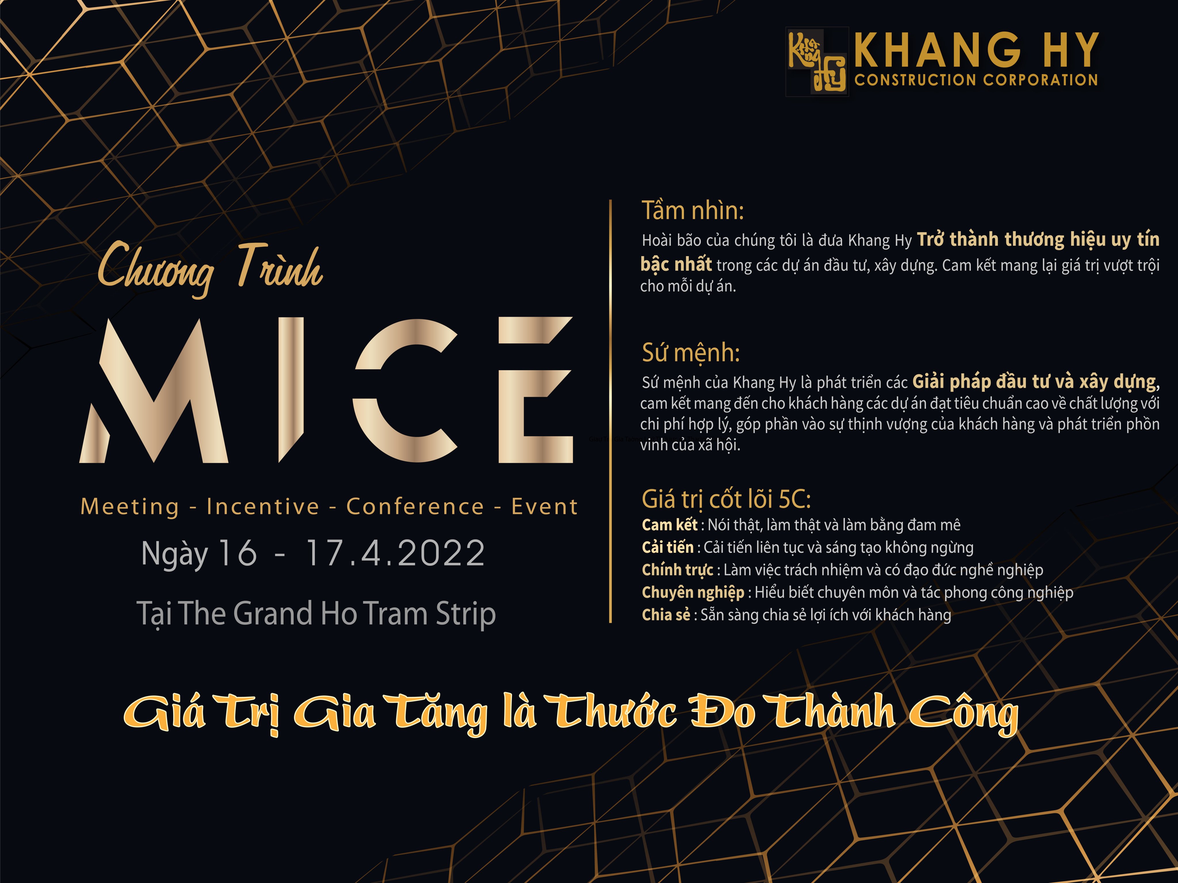 Chương trình MICE (April-2022)