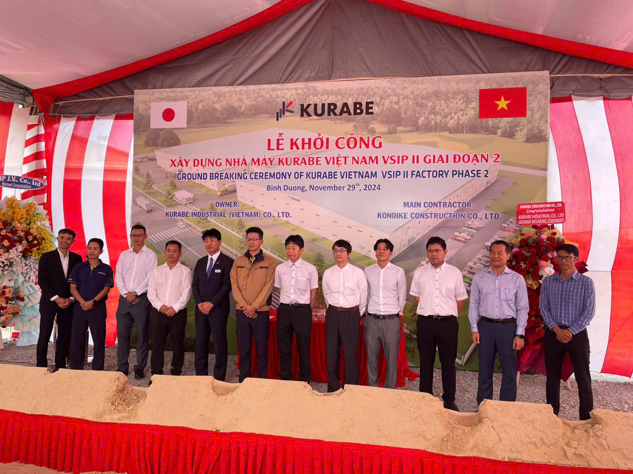 Dự án Nhà máy Kurabe Việt Nam VSIP II – Giai đoạn 2